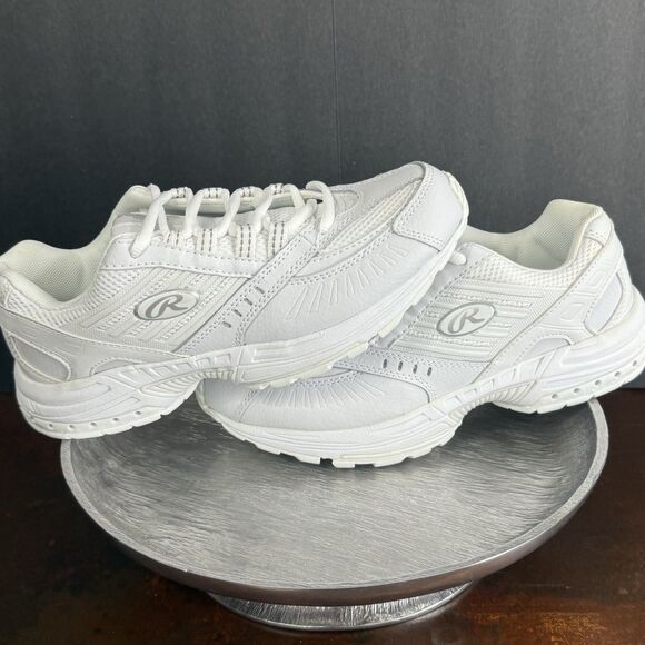 Rawlings Chance III Men's 6.5 Crosstrainers sneakers white 81671-01 medium width - Picture 9 of 16